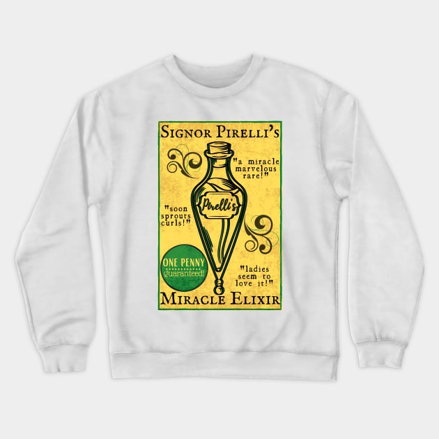 Pirelli's Miracle Elixir - Sweeney Todd Musical Crewneck Sweatshirt by sammimcsporran